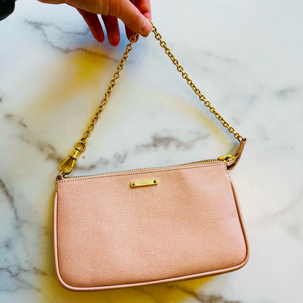 (Sold) FENDI Vitello Elite Crayons Pochette